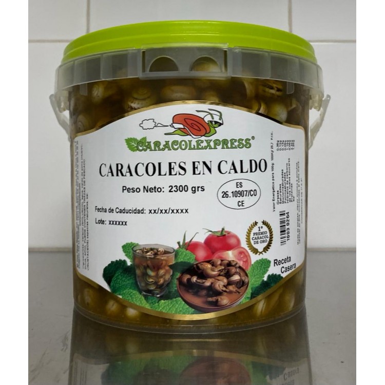 Caracol caldo - Tarrina Grande