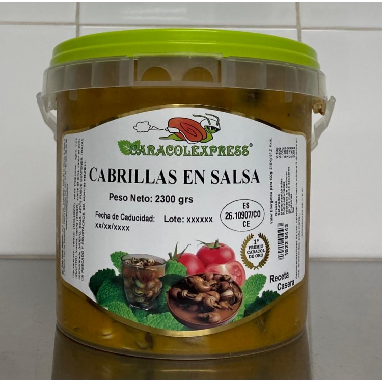 Cabrilla en salsa - Tarrina Grande